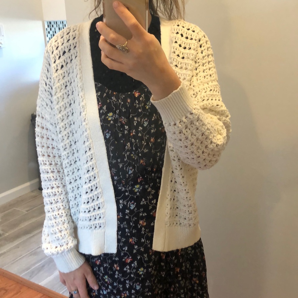 Cream Rebecca Taylor Cardigan